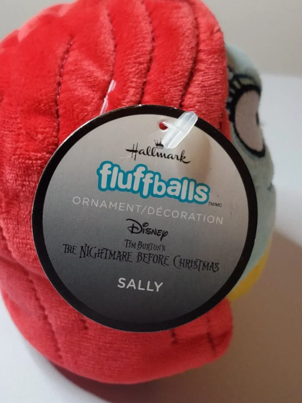 NWT Hallmark Fluffballs Sally Plush Ornament